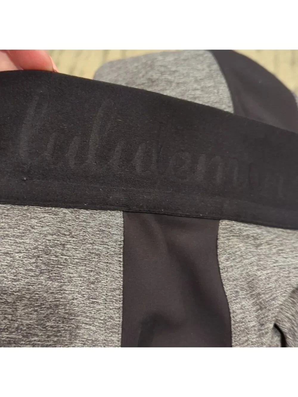 Lululemon Box It Out Tight Heathered Black / Black